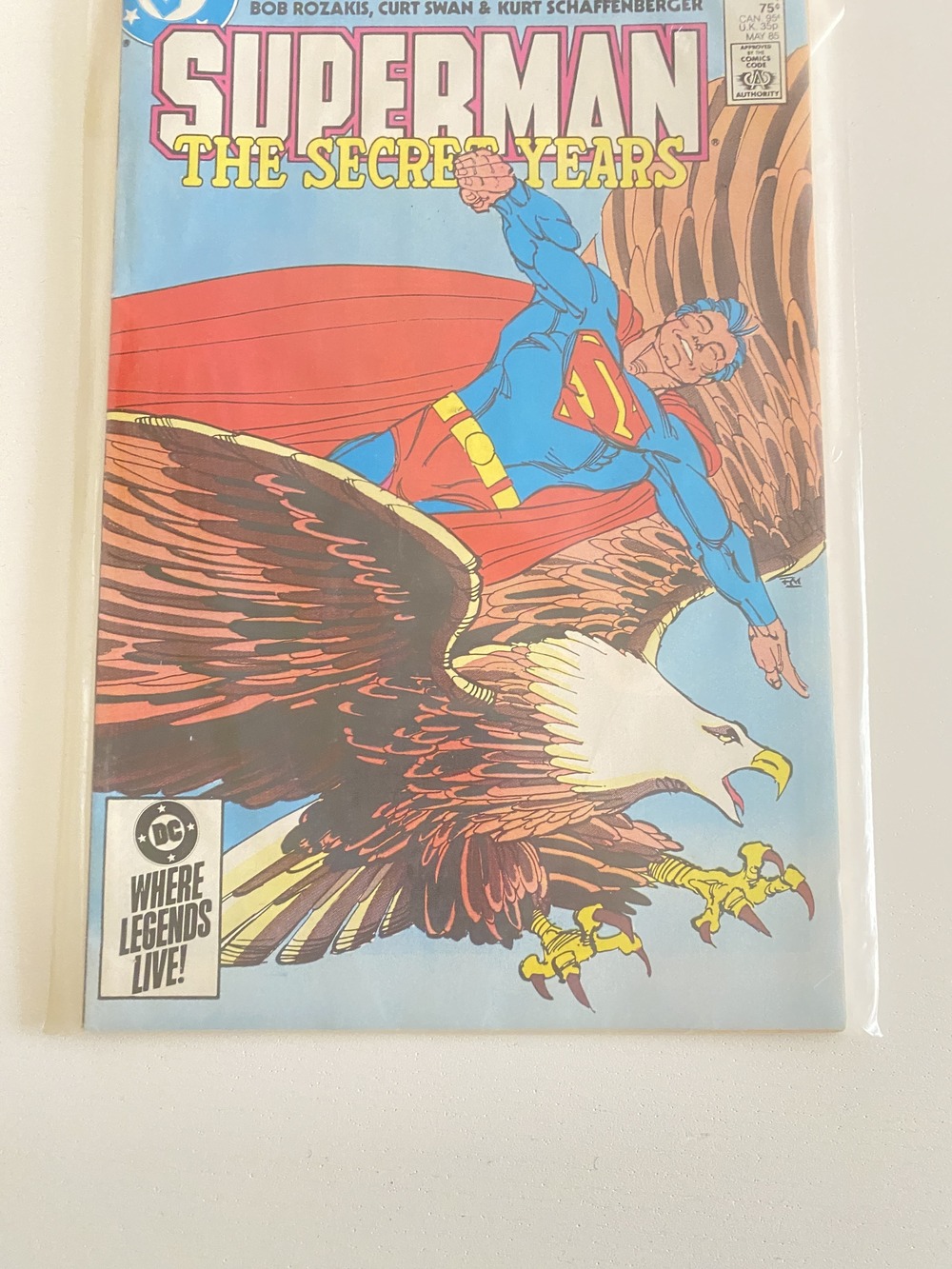 Superman The Secret Years #4 May 1985 DC Comic - Picture 5 of 6